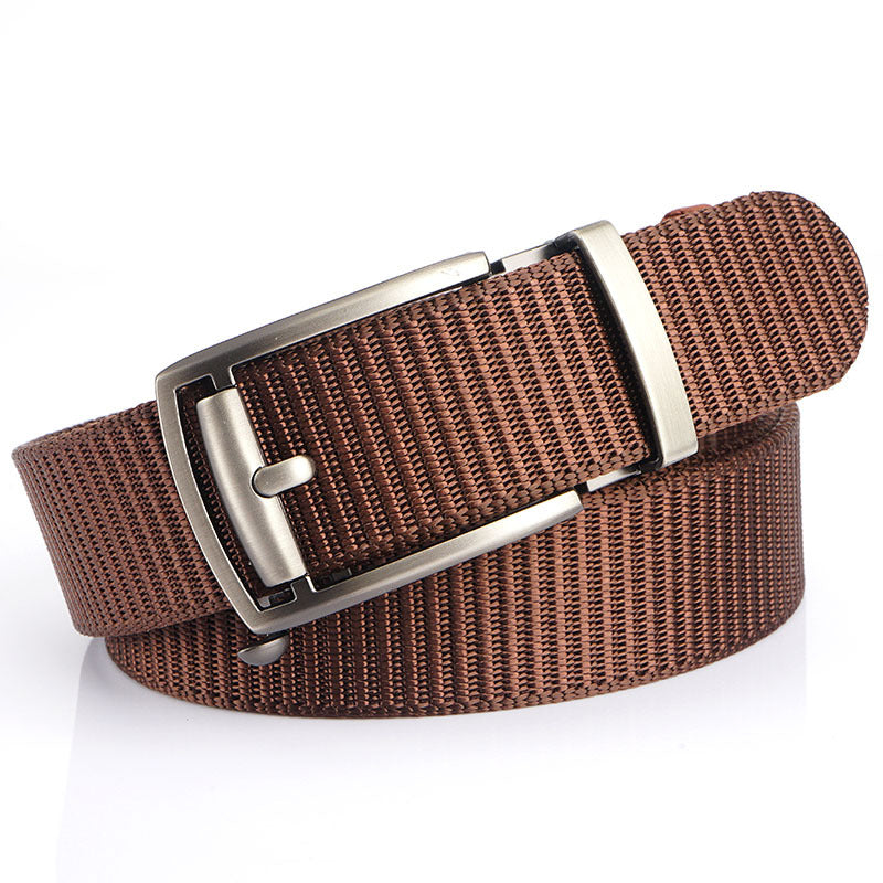 New Toothless Hollow Automatic Buckle Belt Outdoor Leisure Nylon Belt