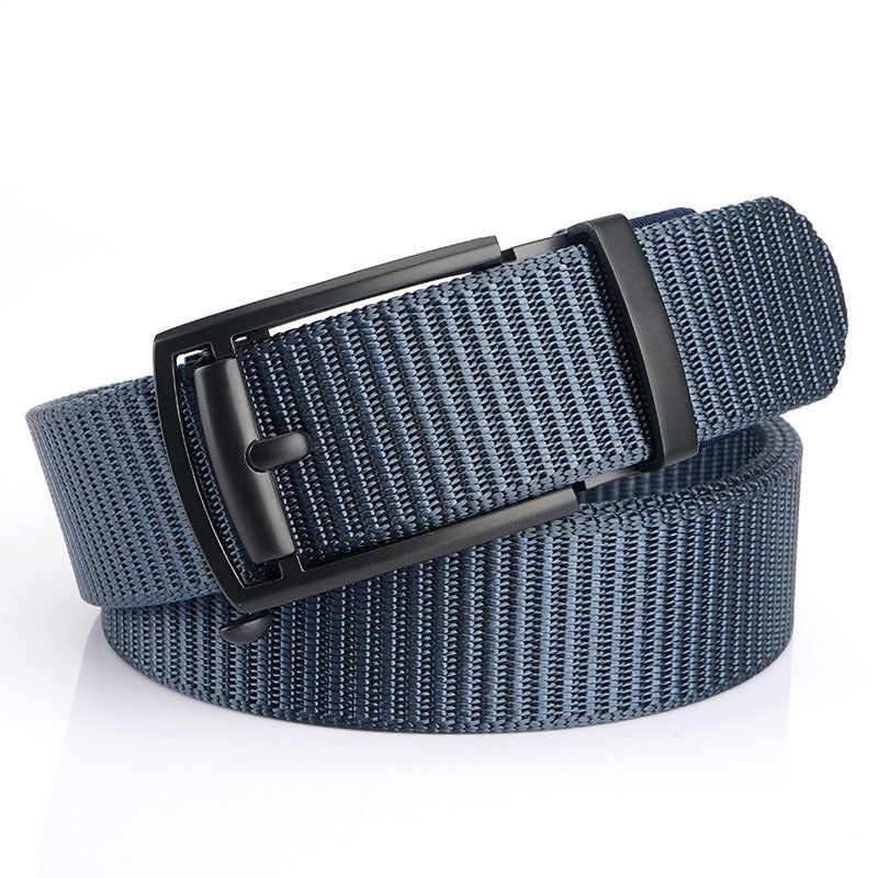 New Toothless Hollow Automatic Buckle Belt Outdoor Leisure Nylon Belt