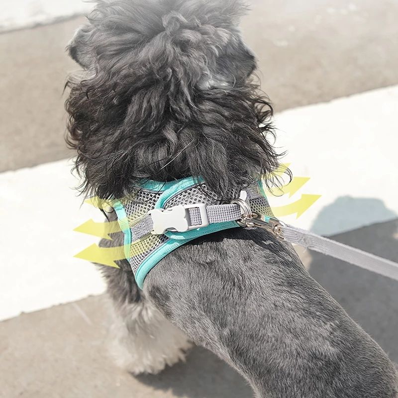 No Pull Pet Reflective Oxford Vest Soft Breathable Mesh Padded No Pull Dog Harness Set for cute puppy dog pet harness for dogs