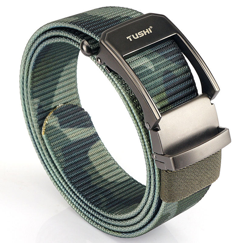 Toothless Automatic Buckle Nylon Canvas Belt