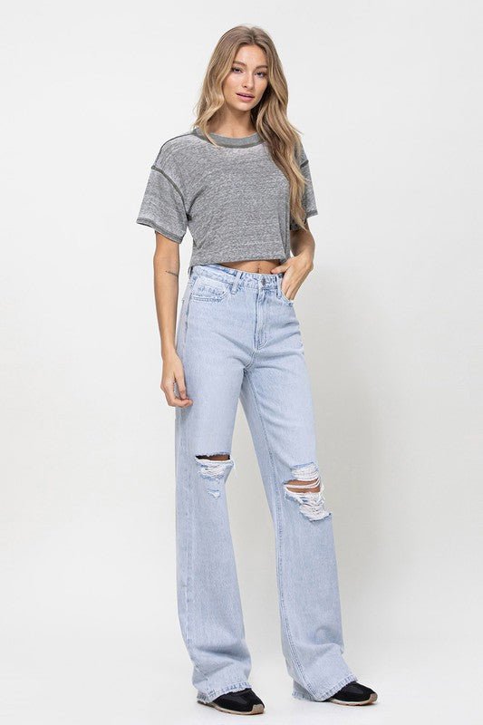 90's Vintage Flare Jeans - Qreatrz Fashion and Design LLC