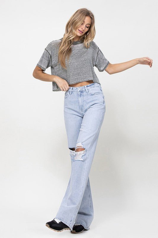 90's Vintage Flare Jeans - Qreatrz Fashion and Design LLC