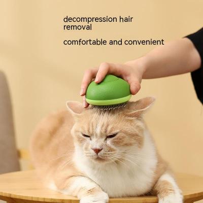 Cepillo para gatos, removedor de pelo, herramienta de limpieza con forma de aguacate para perros, peines para mascotas, cepillo de acero inoxidable, aguja para limpieza y cuidado de mascotas 