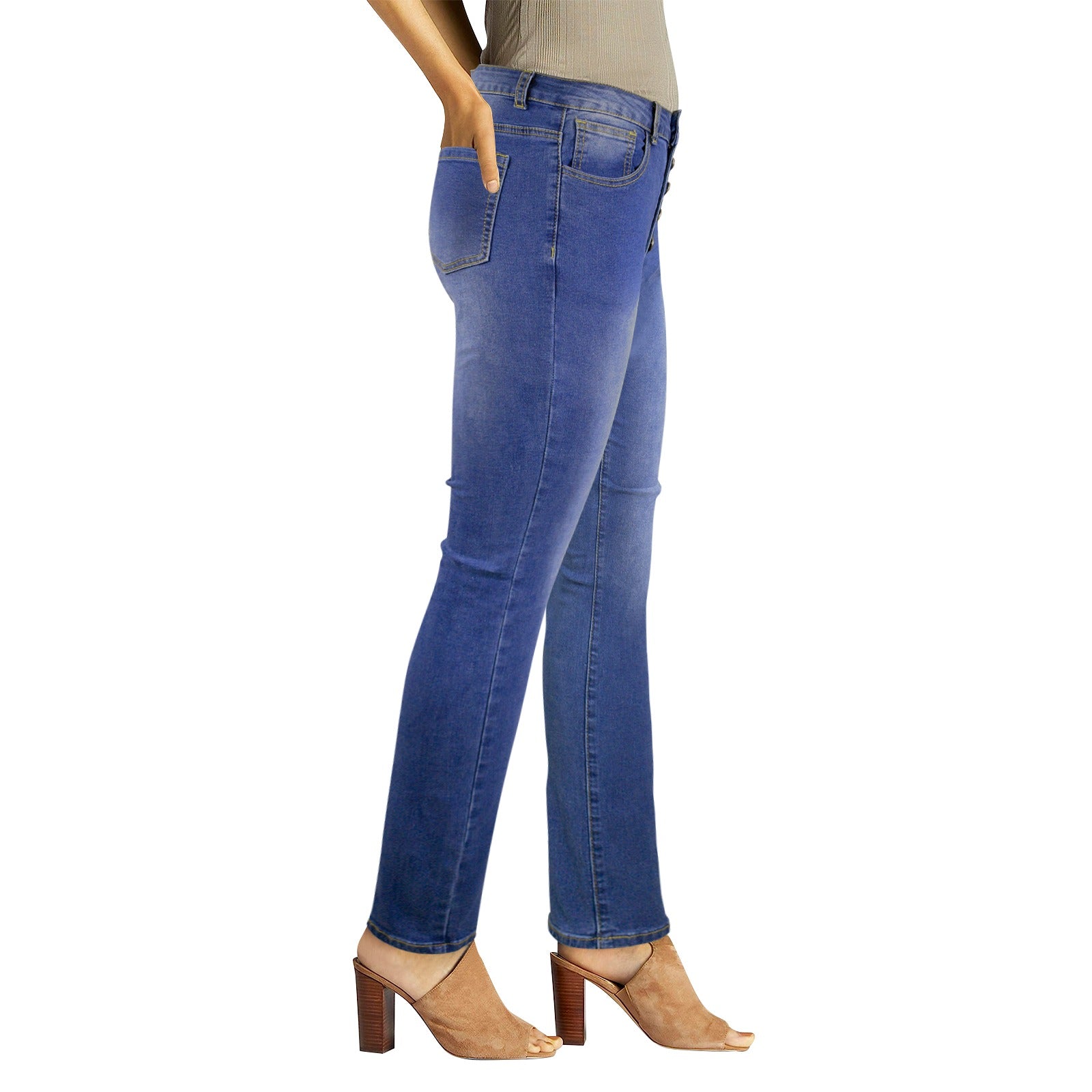 Qreatrz Customizable Women's Jeans (Front & Back Printing)