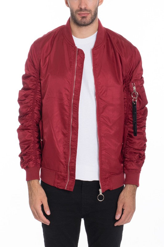 Casual MA-1 Flight Lined Bomber Jacket