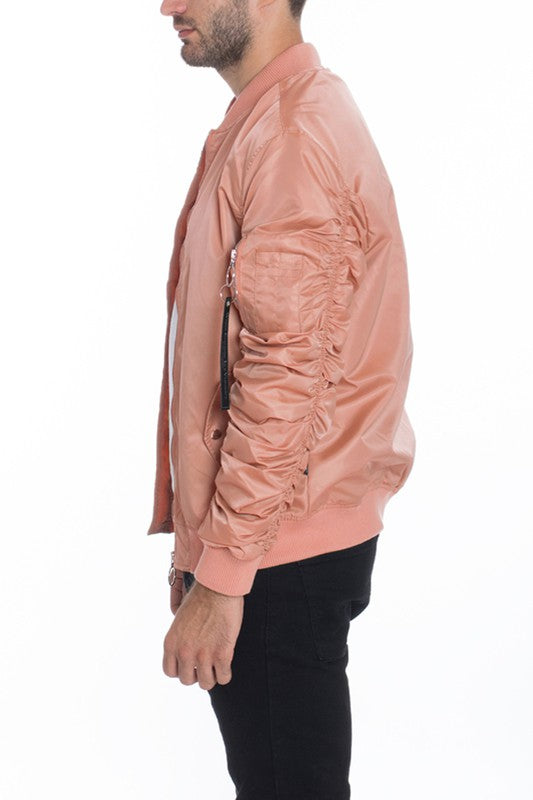 Casual MA-1 Flight Lined Bomber Jacket