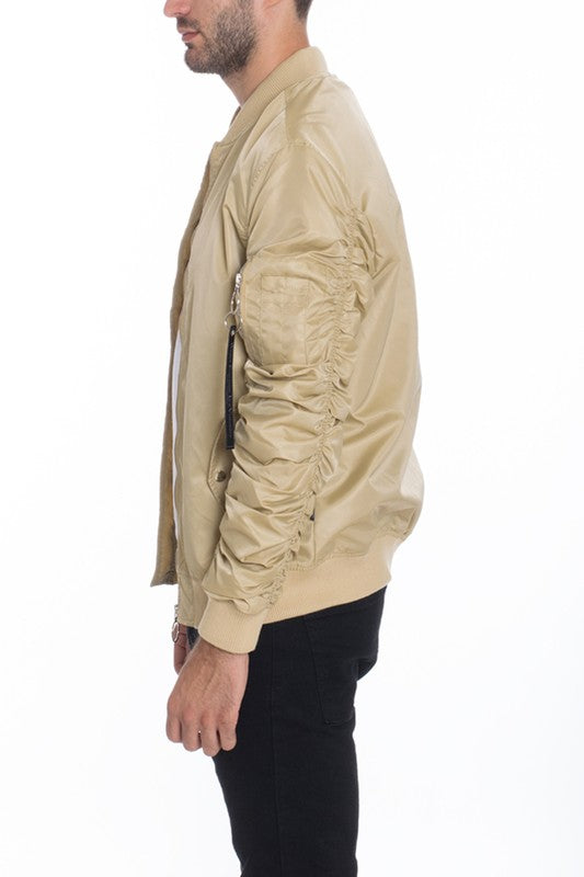 Casual MA-1 Flight Lined Bomber Jacket