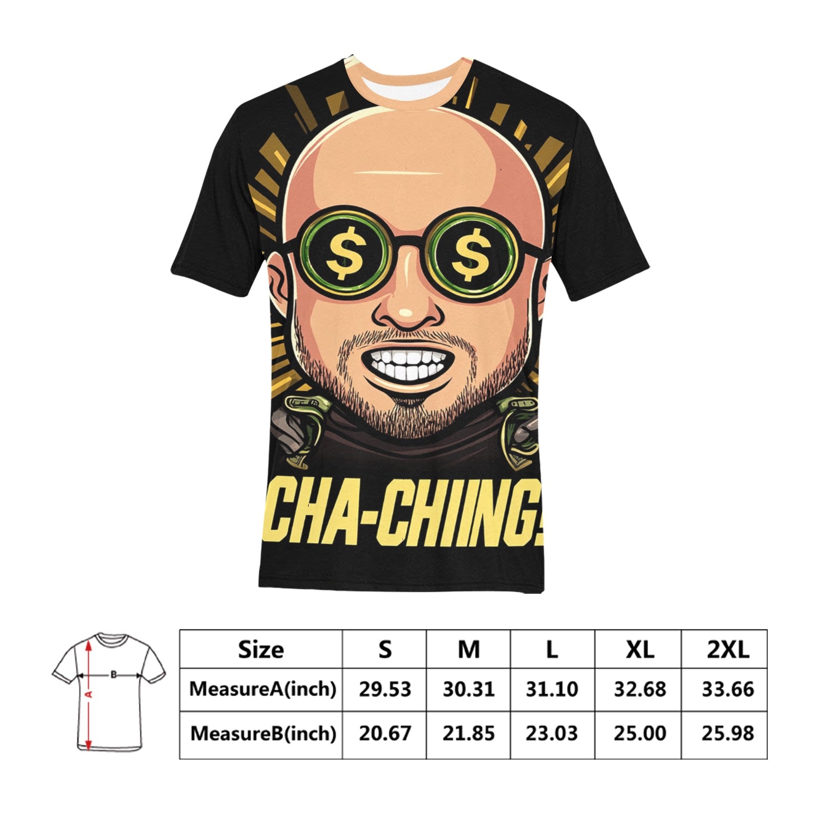 Qreatrz Cha-Ching Men's T-Shirt