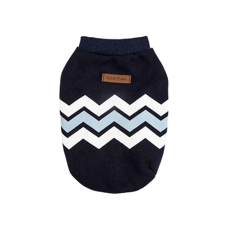 Autumn And Winter New Dog Clothes Cotton Wave Warm Sweater Pet Leisure Sweater Pet Supplies