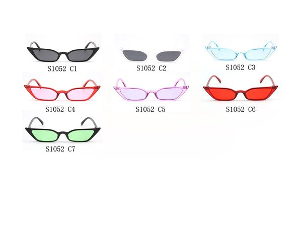 Women Retro Square Cat Eye Fashion Sunglasses