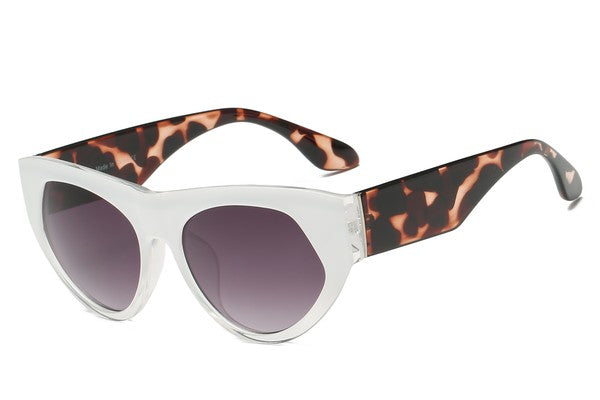 Gafas de sol de moda con forma de ojo de gato y redondas para mujer