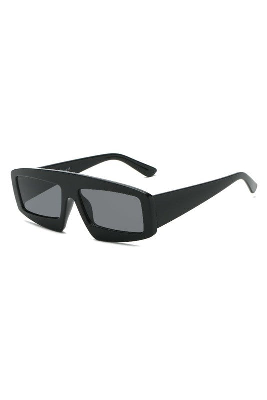 Lunettes de soleil rectangulaires futuristes