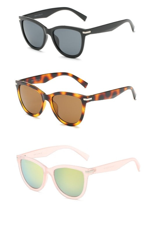 Lunettes de soleil tendance œil de chat pour femmes