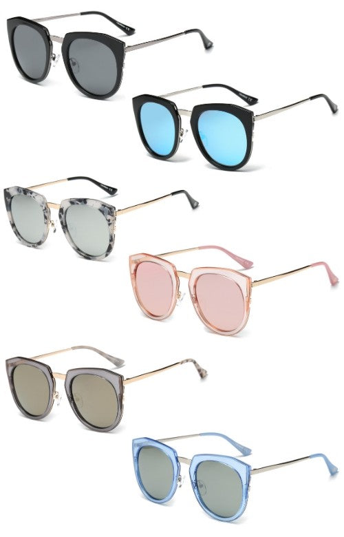 Lunettes de soleil tendance œil de chat surdimensionnées pour femmes