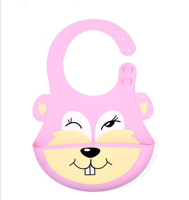 Silicone Baby Bib with Food Pocket