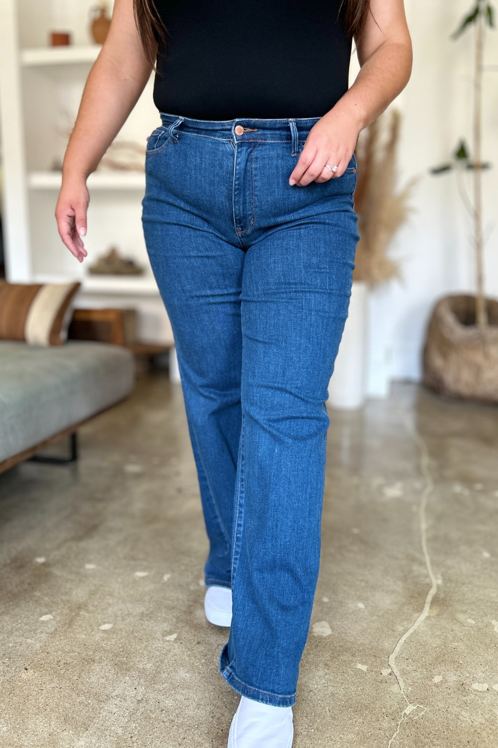 Jean droit taille haute Judy Blue Full Size