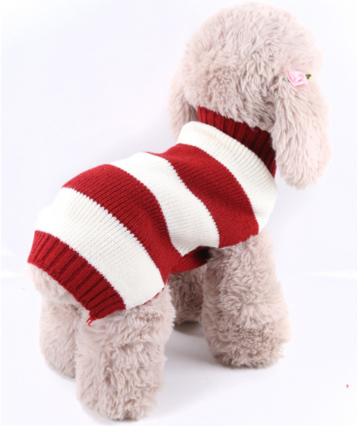 New /winter Wool Dog Sweater Simple Twisted Rope Elasticity Knitting Sweater for Medium and Big Pets Supplies Dogs Accessories