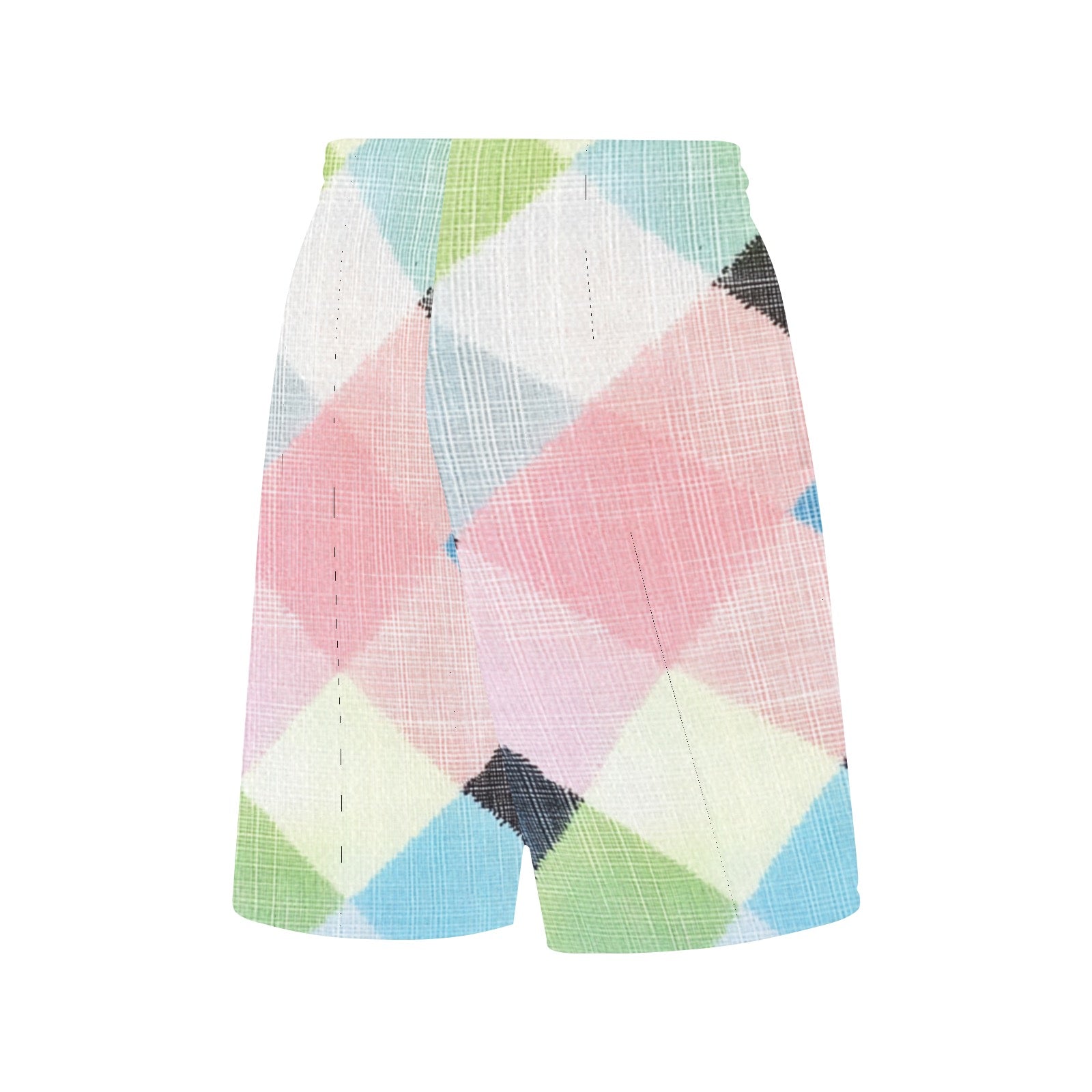 Qreatrz LUX Argyle Basketball Shorts With Pockets