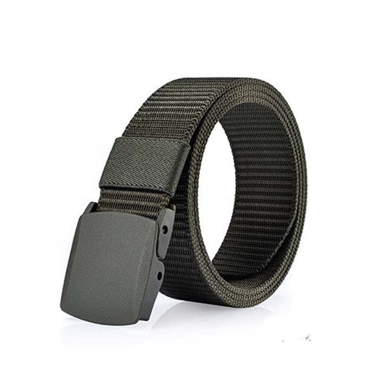 Nylon tactical non-metallic outdoor sports belt