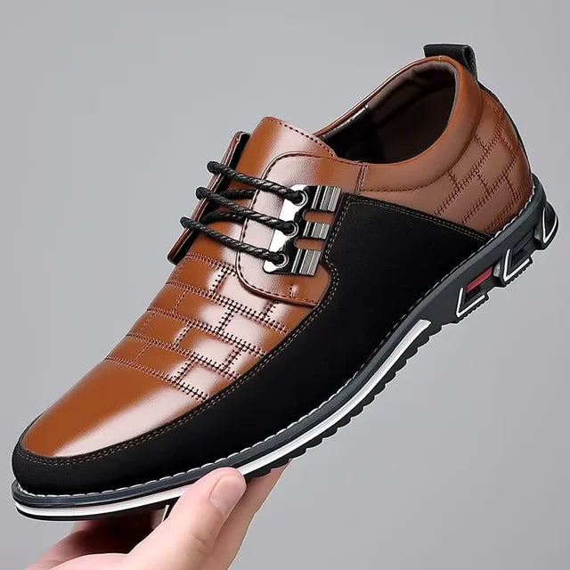 Men's casual formal leather shoes from England