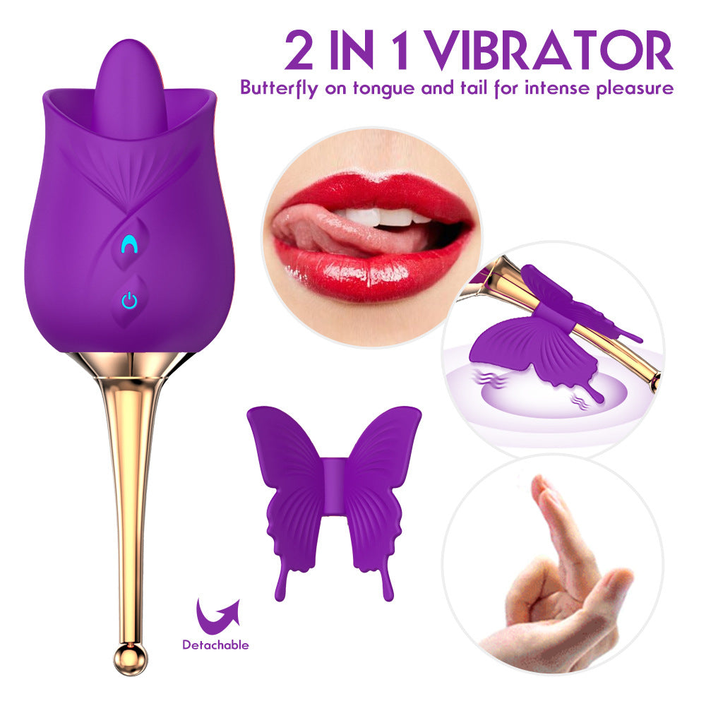 Vibrador para bailar con la lengua 