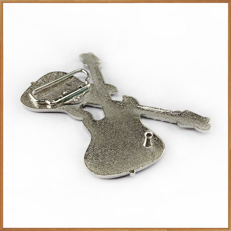 Guitar belt buckle