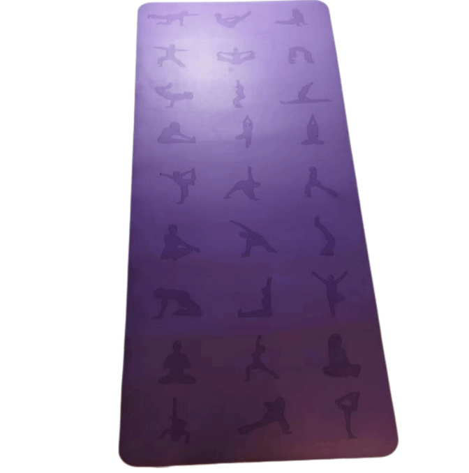 Natural rubber yoga mat PU professional non-slip yoga studio dedicated fitness mat male beginner yoga thickened