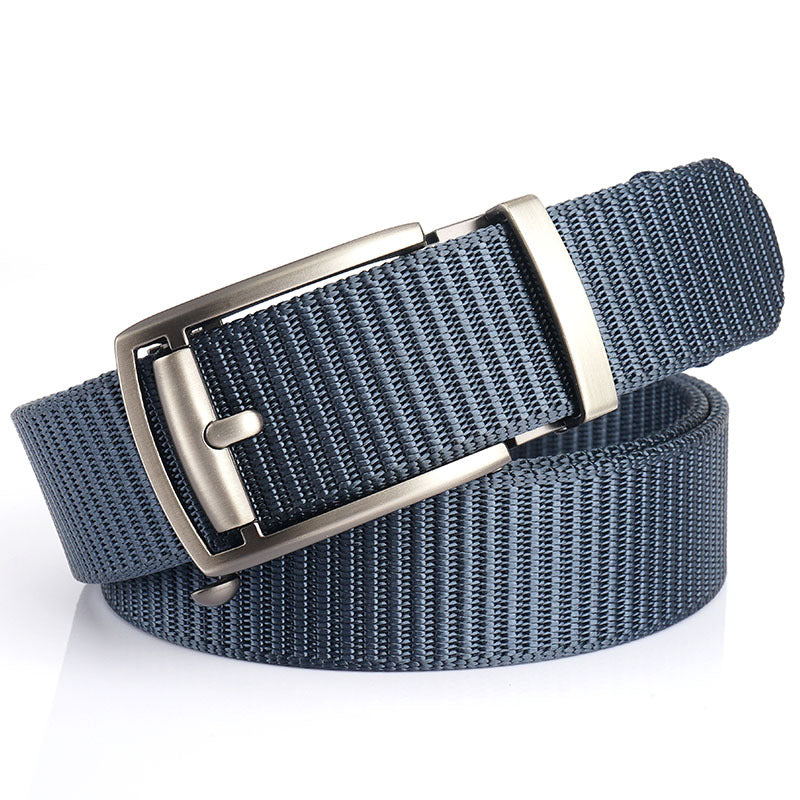 New Toothless Hollow Automatic Buckle Belt Outdoor Leisure Nylon Belt