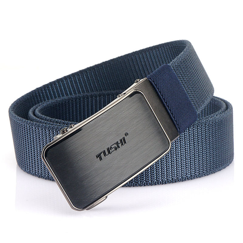 New Tactical Outdoor Woven Nylon Versatile Automatic Buckle Belt