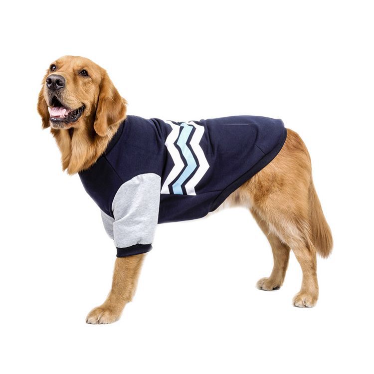 Nueva ropa para mascotas, ropa para perros, suéter de algodón para perros grandes, suéter ondulado, suministros para mascotas, suéter para mascotas, ocio