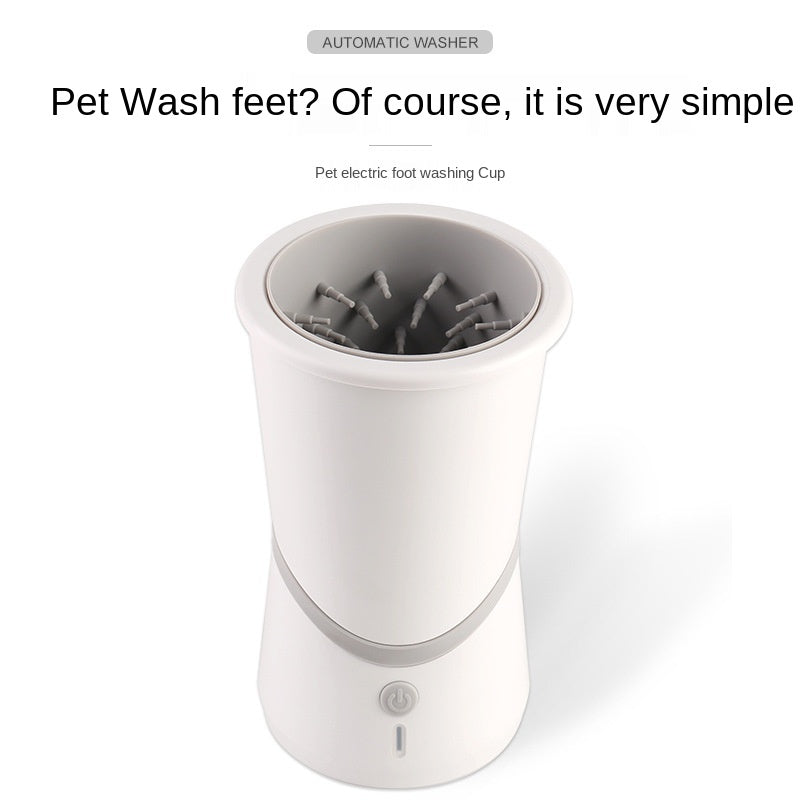 Gobelet de lavage automatique des pieds pour animaux de compagnie Gobelet de nettoyage automatique intelligent pour pattes de chien et de chat 