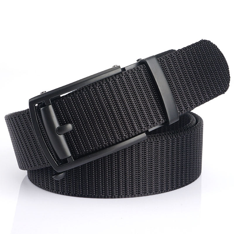 New Toothless Hollow Automatic Buckle Belt Outdoor Leisure Nylon Belt