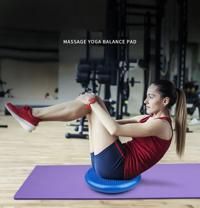 Pelota de masaje inflable de PVC para yoga