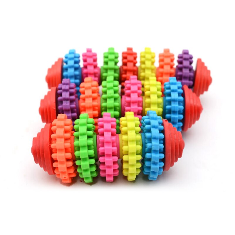 Durable Health Gear Gums Teething Teeth Rubber Pet Dog Cat Toys Pet Dental Puppy Dog Chew Toys for Small Large Dogs Pet Supplies