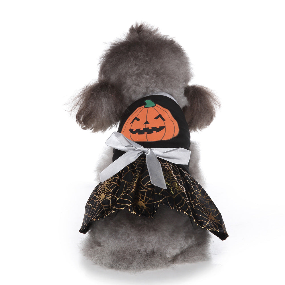 Productos para mascotas de Halloween Ropa para perros Falda de mago Ropa para perros Falda de murciélago Día de Navidad