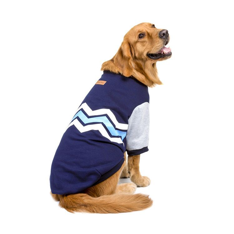 Nueva ropa para mascotas, ropa para perros, suéter de algodón para perros grandes, suéter ondulado, suministros para mascotas, suéter para mascotas, ocio