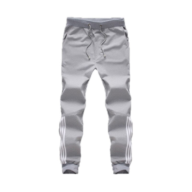 Mens Casual Striped Jogger Pants