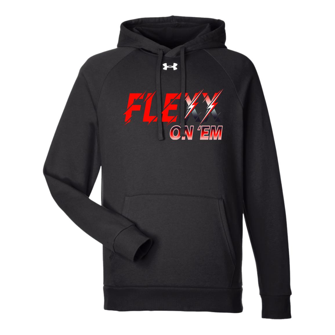 Sweat à capuche en polaire Rival pour homme Under Armour FLEXX ON EM