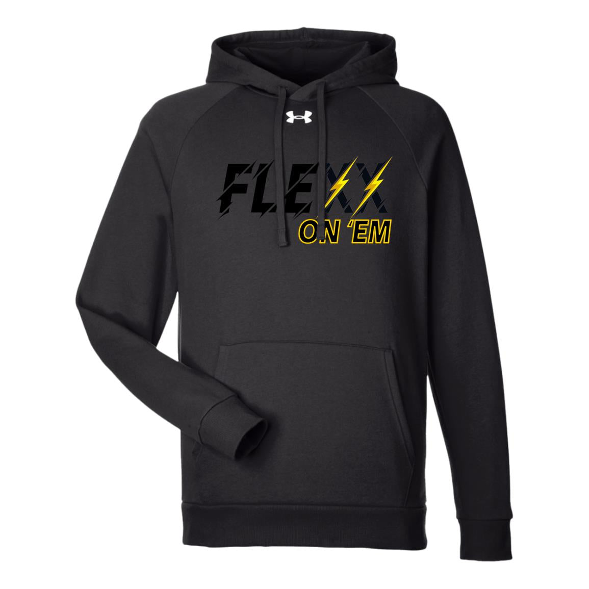 Sweat à capuche en polaire Rival pour homme Under Armour FLEXX ON EM