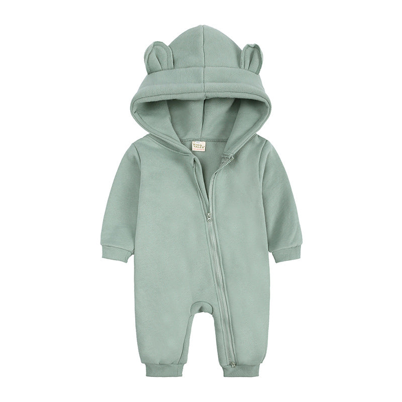 Autumn And Winter New Baby Onesie Go Out Clothes Thick Style Romper Newborn Clothes