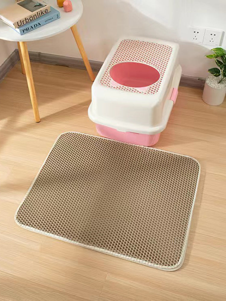 Double Layer EVA Pet Cat Litter Pad Sand Basin Filter Sand Pad Pet Supplies Cat Mat