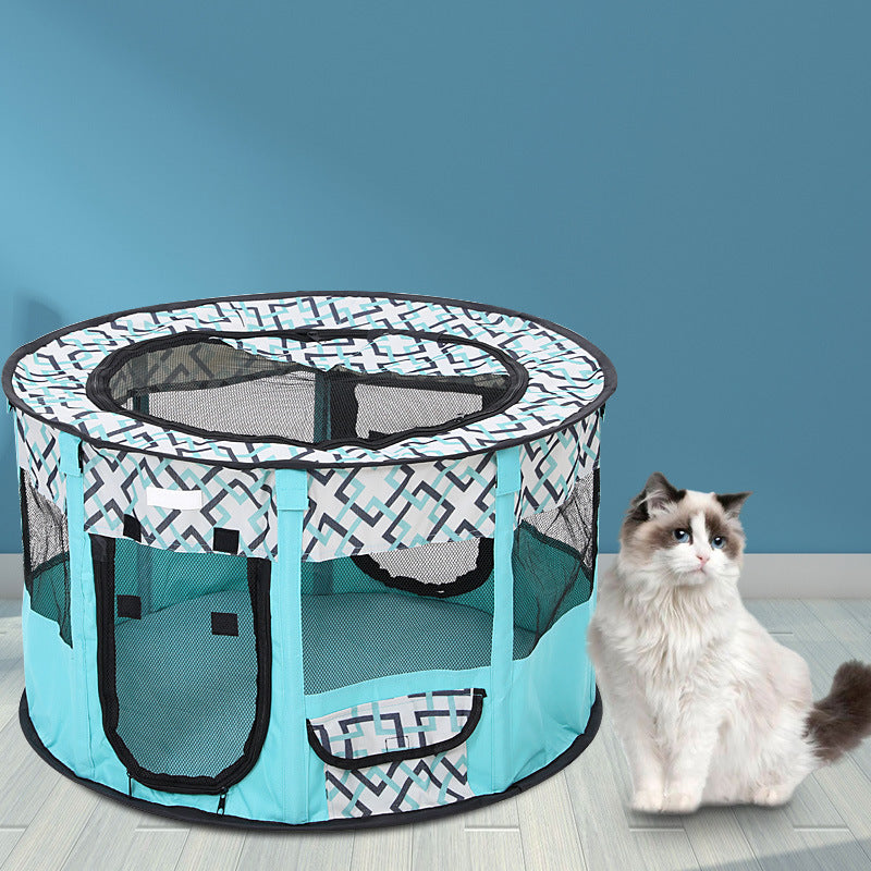 Pet Tent Foldable Pet Delivery Room Closed Cat Breeding Tent Dog Cage