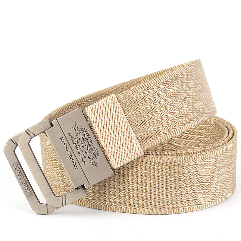 Ceinture à boucle à double anneau