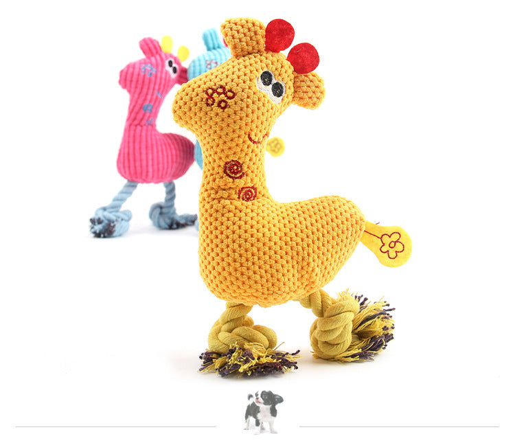 Jouets pour animaux de compagnie en peluche grains de maïs sonnant fauve molaires de chien grands jouets pour chiens résistants aux morsures fournitures pour animaux de compagnie