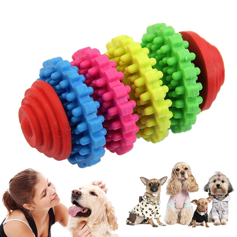 Durable Health Gear Gums Teething Teeth Rubber Pet Dog Cat Toys Pet Dental Puppy Dog Chew Toys for Small Large Dogs Pet Supplies