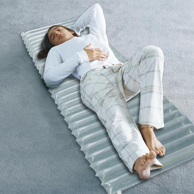 Matelas gonflable d'urgence à tube pour joueur unique Coussin gonflable d'extérieur Tapis de camping Tapis de couchage anti-humidité