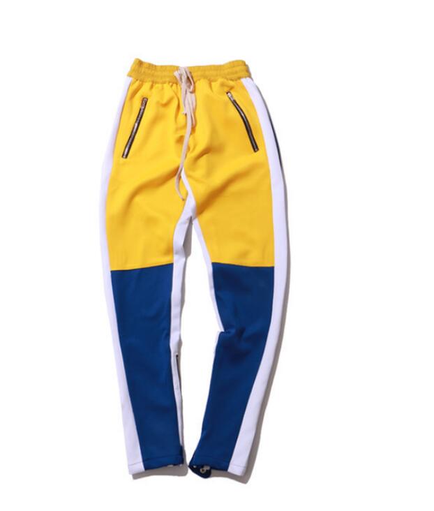 Color Block Patchwork Sweatpants