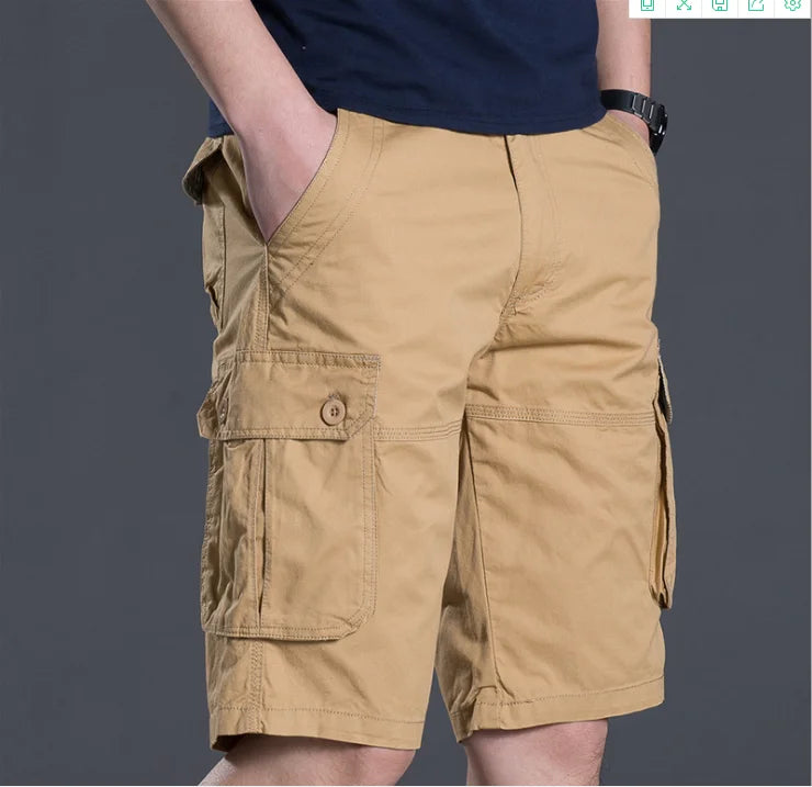 Mens 3/4 Cargo Shorts