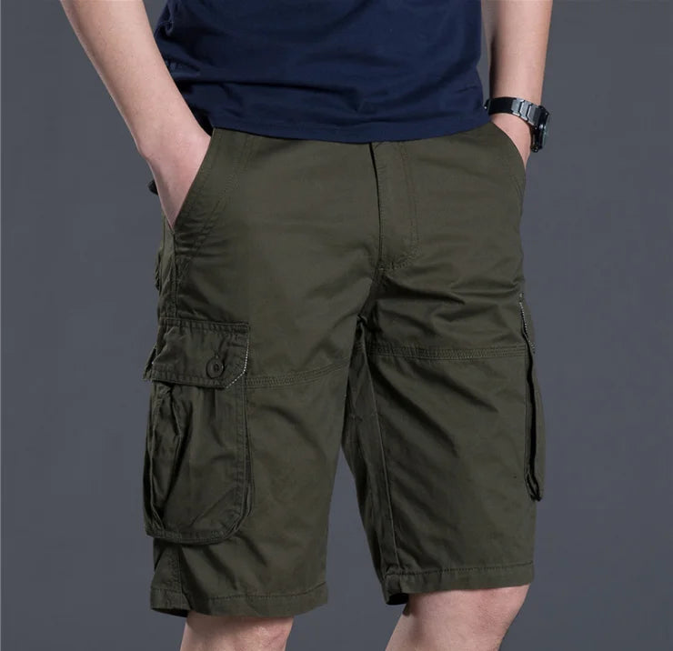 Mens 3/4 Cargo Shorts