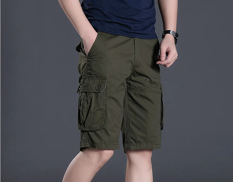 Mens 3/4 Cargo Shorts